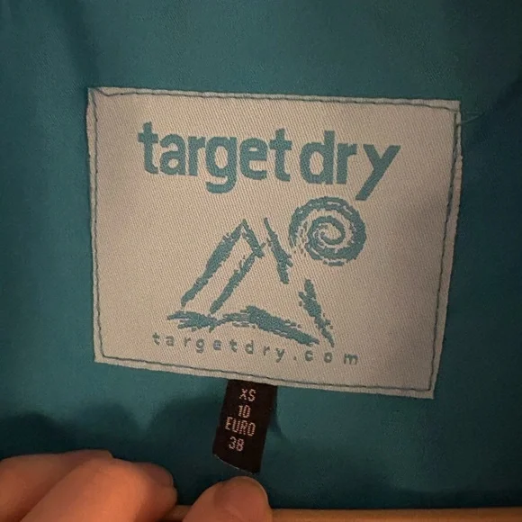 Target Dry Blue Waterproof Jacket, Size XS - Picture 3 of 3